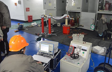 四川電站互感器局放試驗